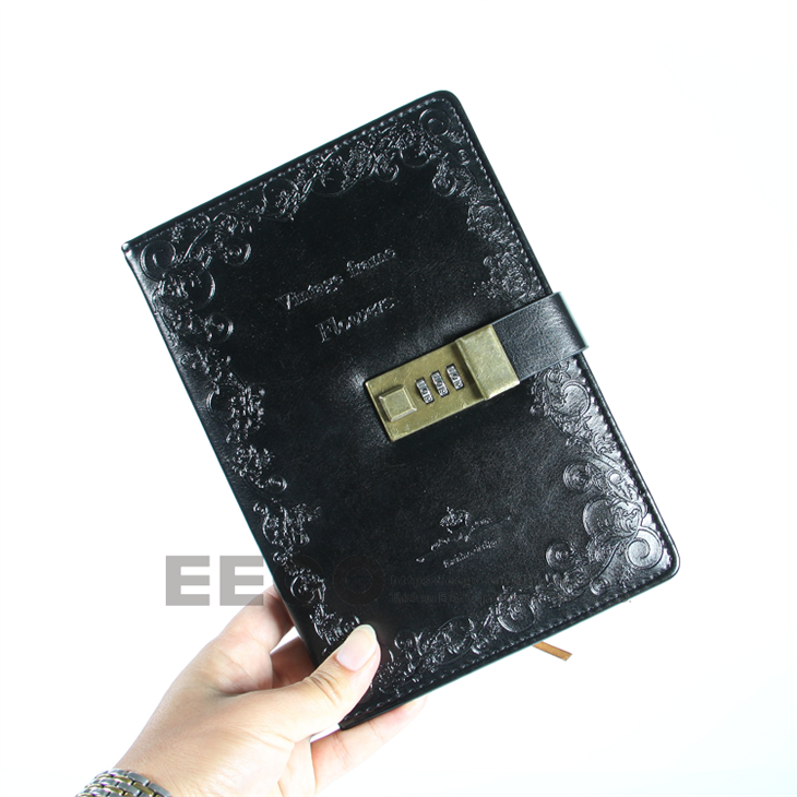 Leather Lock Diary
